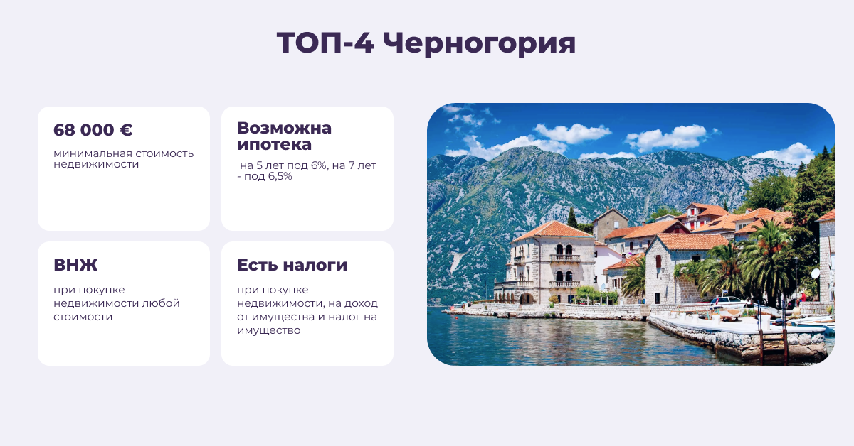 Пример покупки недвижимости в Черногории и какие преиумества это дает