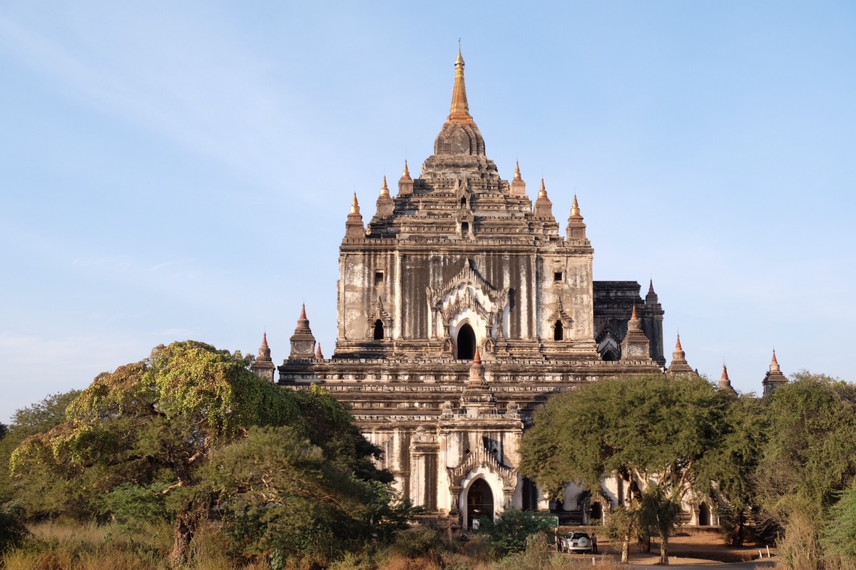 Буддийский храм Тхеравадинов в Багане, Мьянма. Храм признан памятником археологии Багана, объектом Всемирного наследия ЮНЕСКО