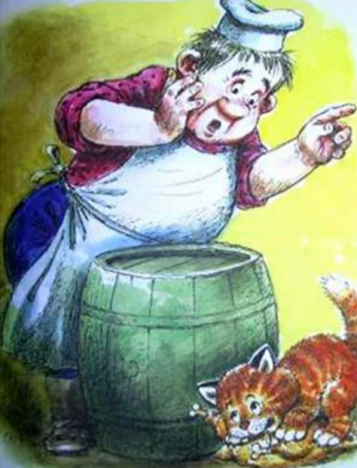 Басня «Кот и повар». Крылов Иван Андреевич.