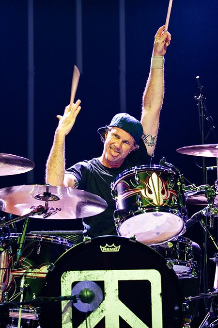 Чад Смит (Chad Smith), барабанщик группы Red Hot Chili Peppers.
