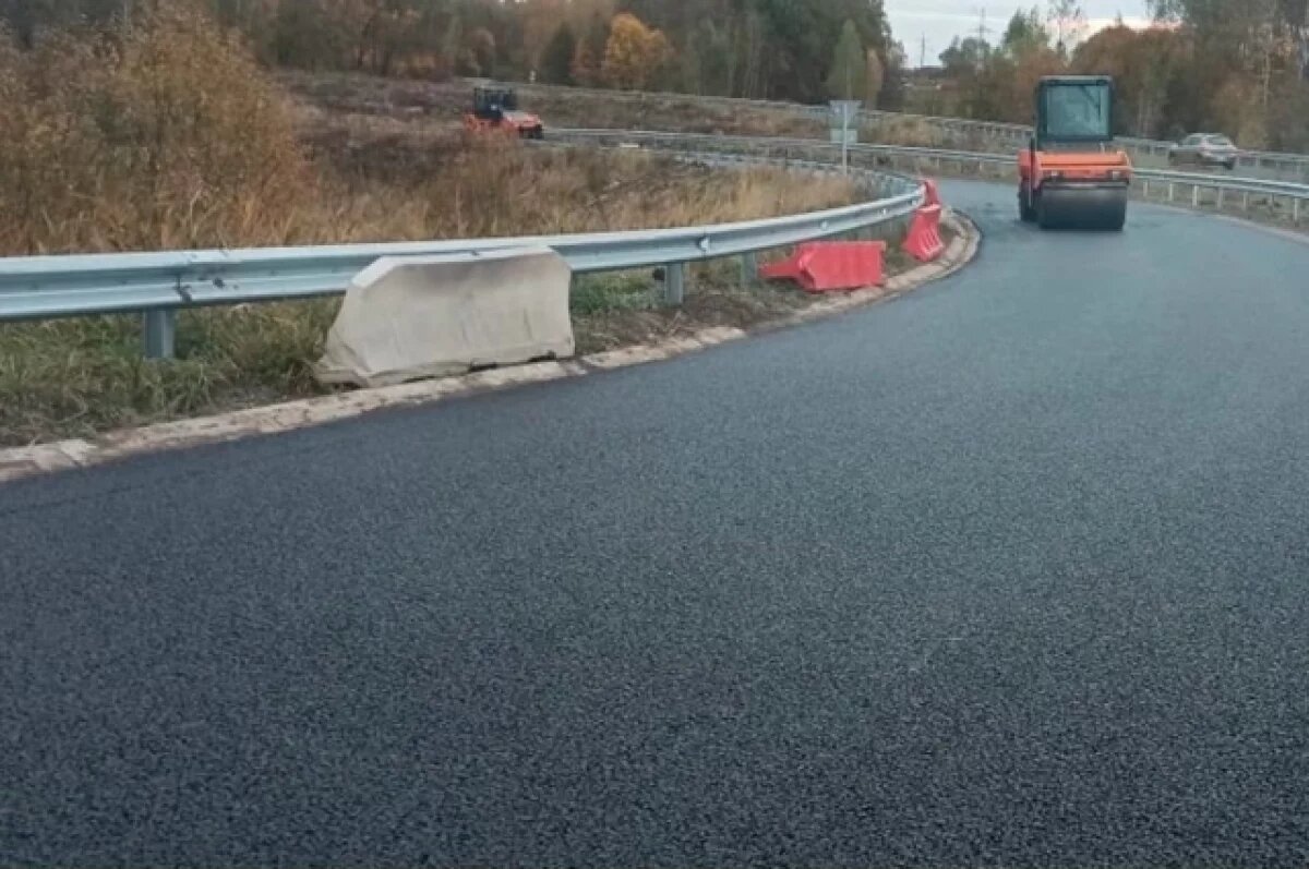    Подрядчик завершает ремонт участка Северо-Западного обхода Брянска