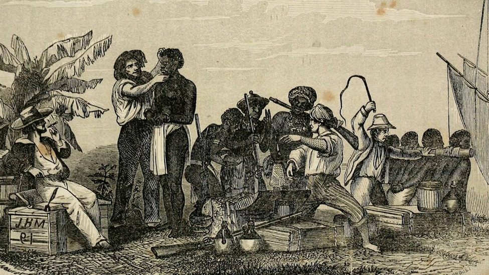 Чёрные работорговцы продают африканцев белым