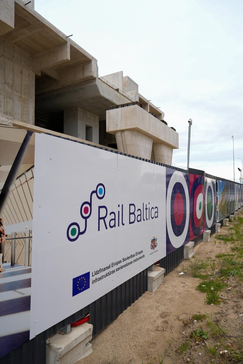 Строительство центрального узла Rail Baltica в Риге © CC BY-SA 2.0 / Saeima / Ieva Ābele 