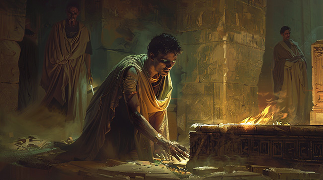 Тайные собрания и мистические ритуалы в древнем Риме проходили в подземных катакомбах. 