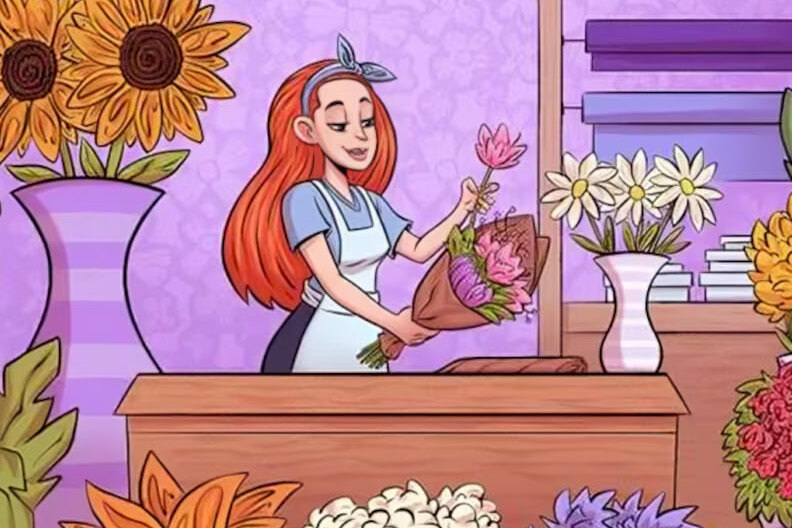     За девушкой на картинке следят! Сможете найти, кто это?