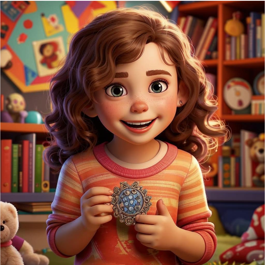 Кира с брошей