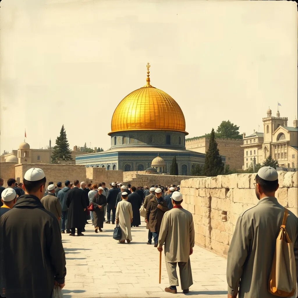 ИИ, евреи в Иерусалиме.