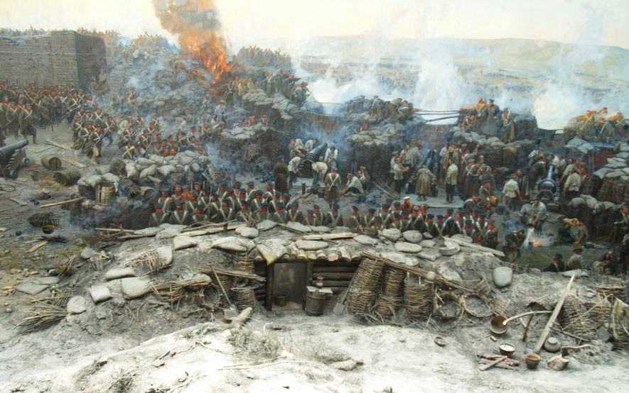 Оборона Севастополя. Фото: панорама в городе Севастополь