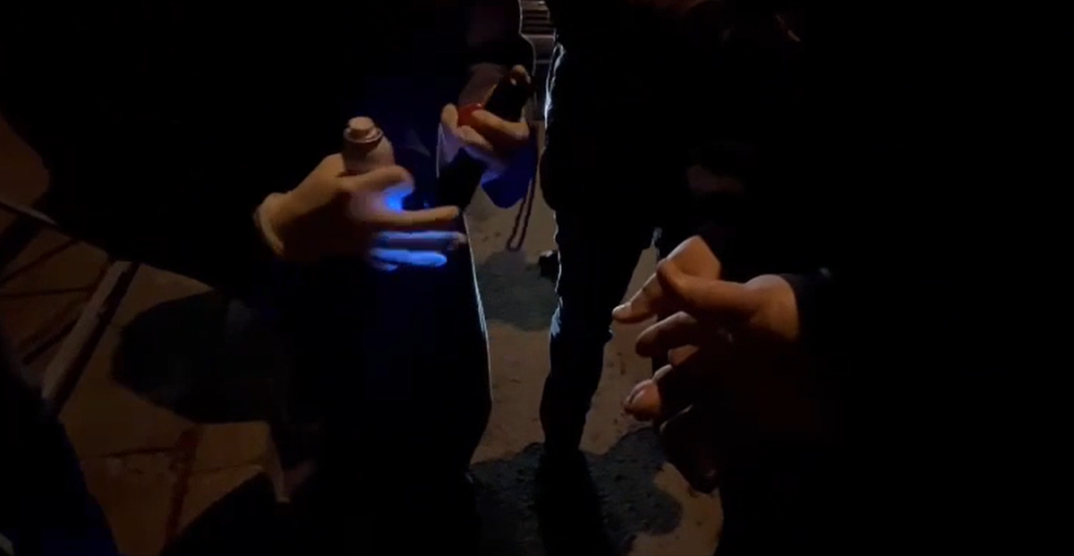 Скриншот с видеозаписи