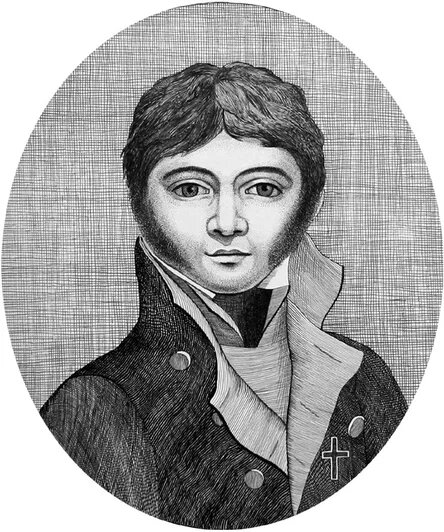 Портрет Д. Л. Овцына. Художник Н. В. Пинегин. Российский государственный 
музей Арктики и Антарктики