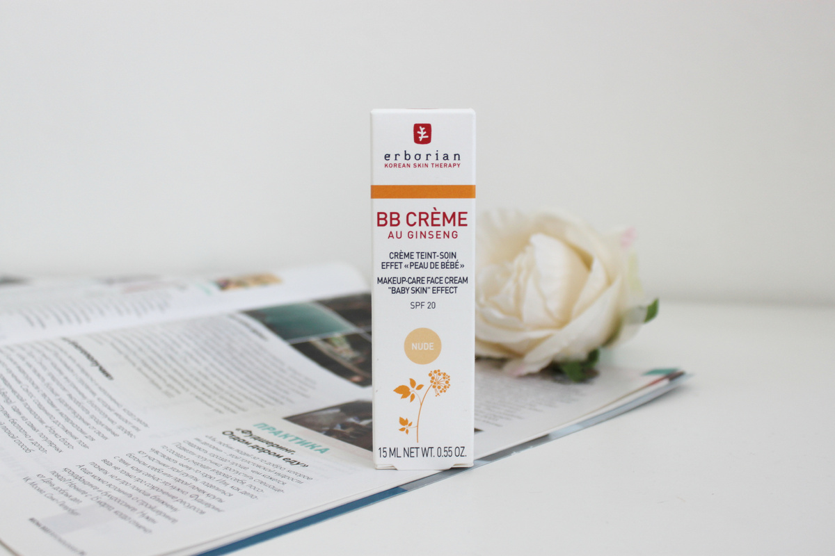 Тон Erborian BB крем Nude.