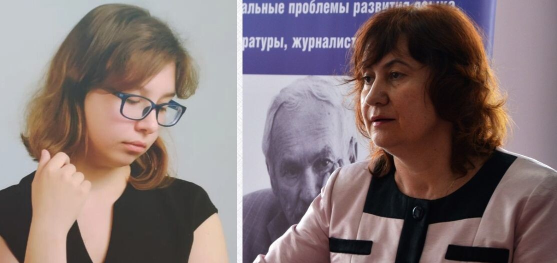 Беседа Софьи Бабановой с Лидией Сычевой // На илл.: Софья Бабанова, Лидия Сычёва