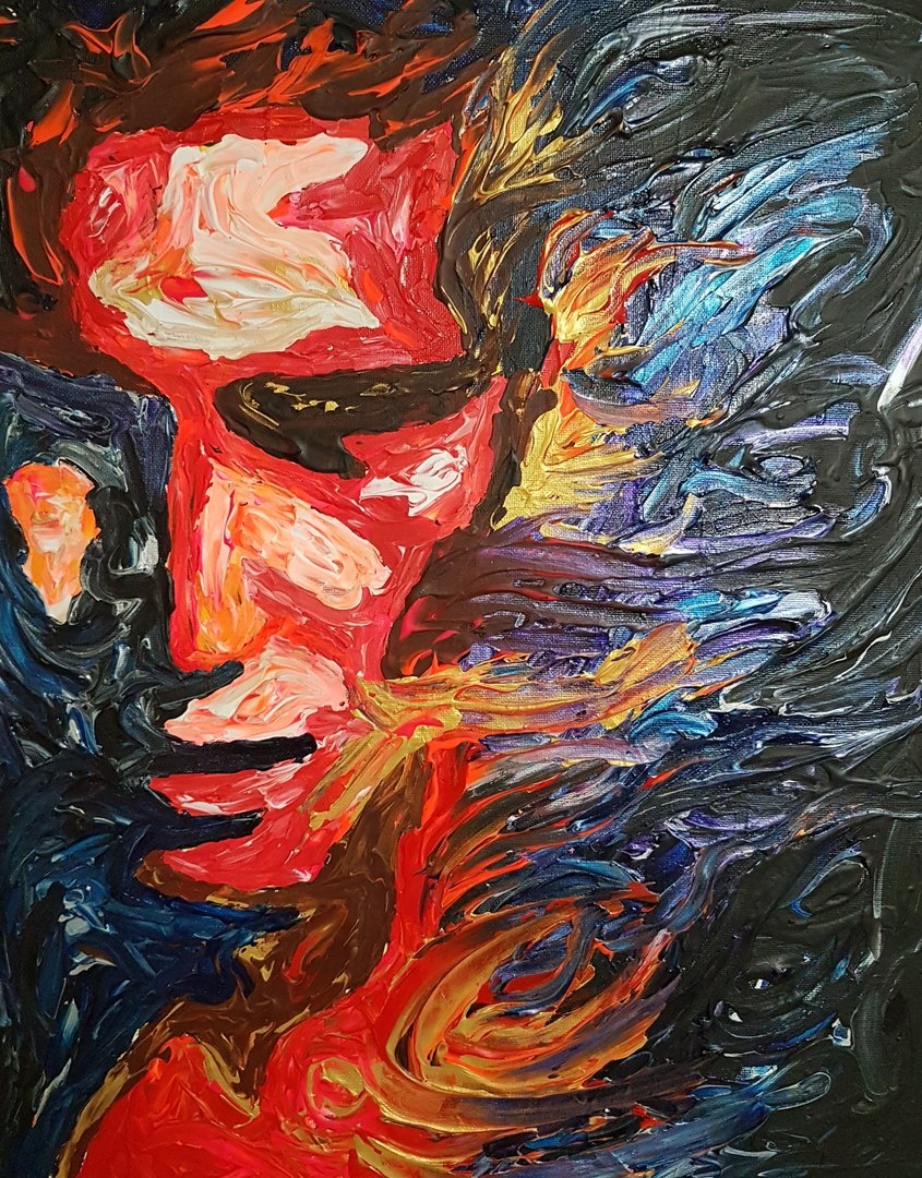 "Человек в огне" - так нашёл в поисковике