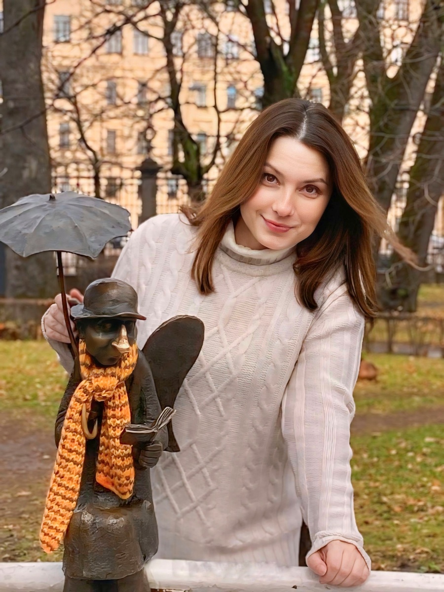 А это, собственно, я и Петербургский Ангел. Фото автора.