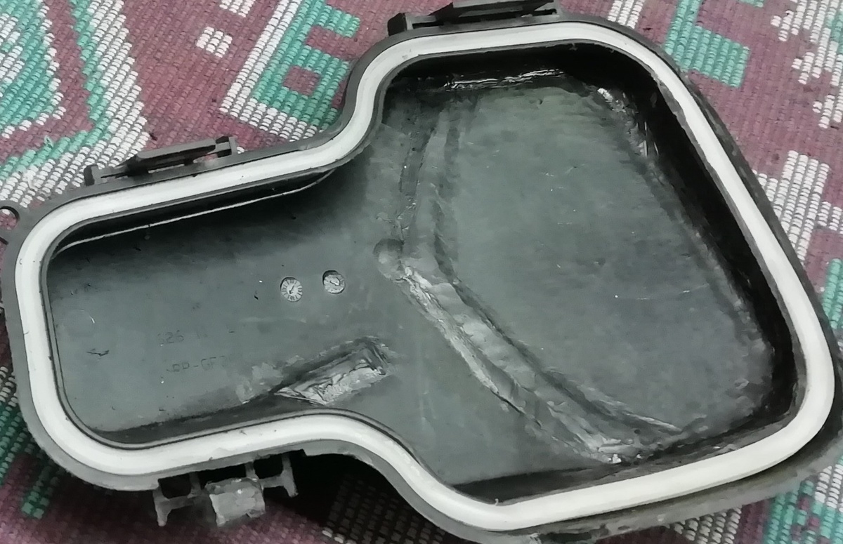 пайка пластиком внутренняя часть