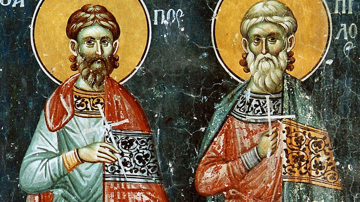    СВЯЩЕННОМУЧЕНИКИ КАРП И ПАПИЛА ФИАТИРСКИЕ. ФОТО: WWW.PRAVOSLAVIE.RU