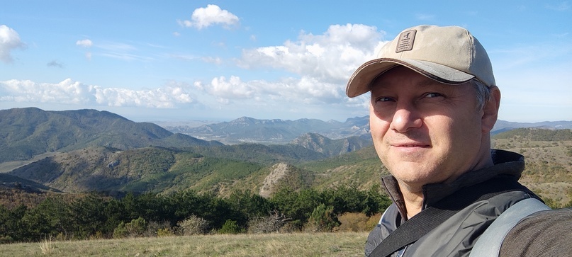 Вид на горы Крыма