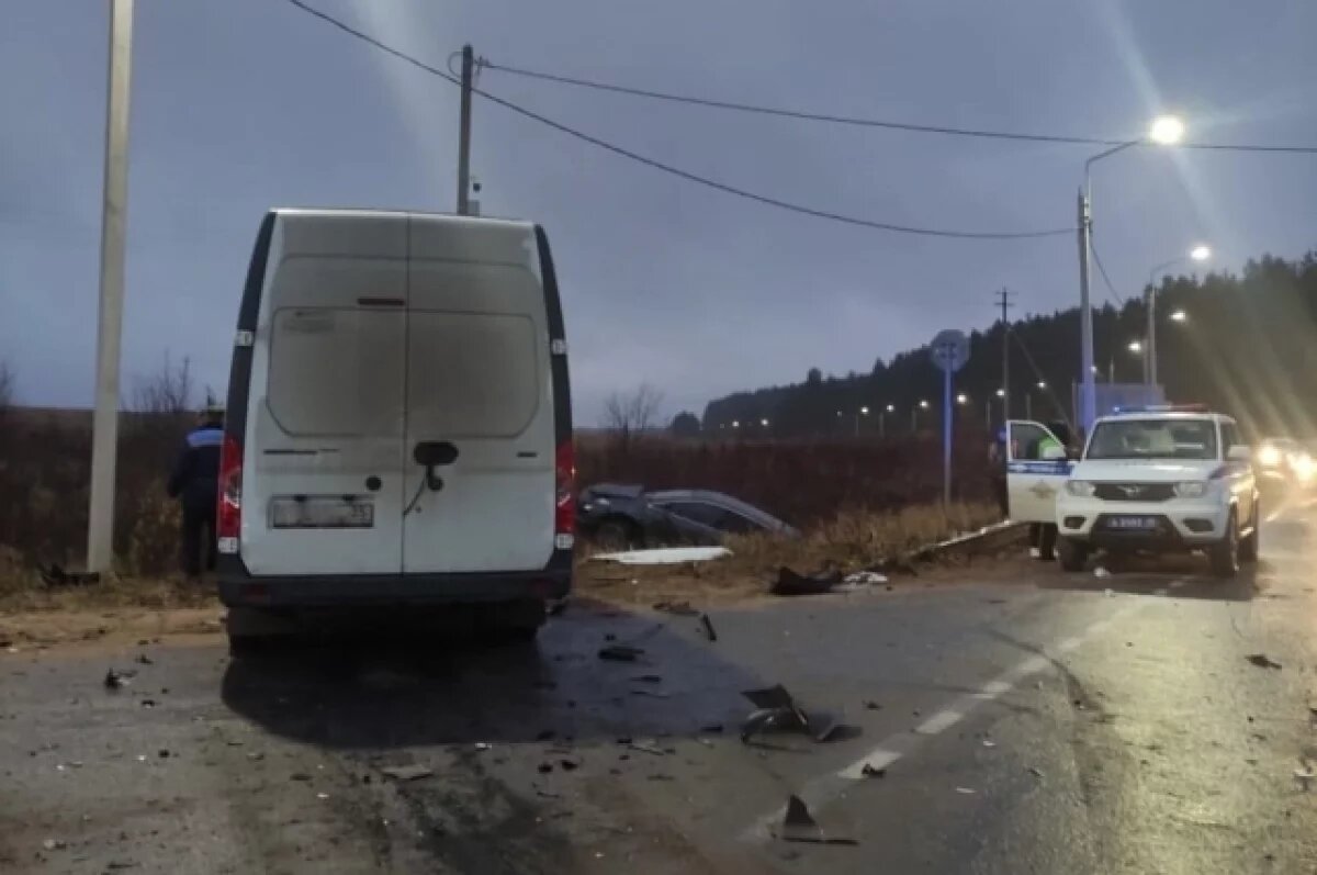    В ДТП на Вологодчине Мазда под управлением туляка улетела в кювет