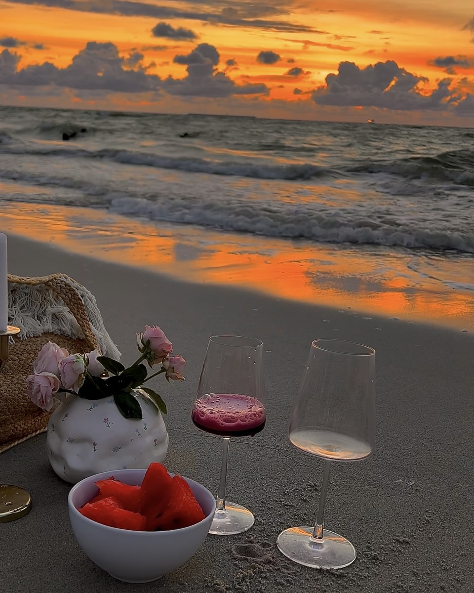 Балтийский закат в Июле