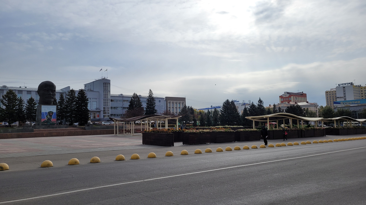 Улица Ленина с известным памятником