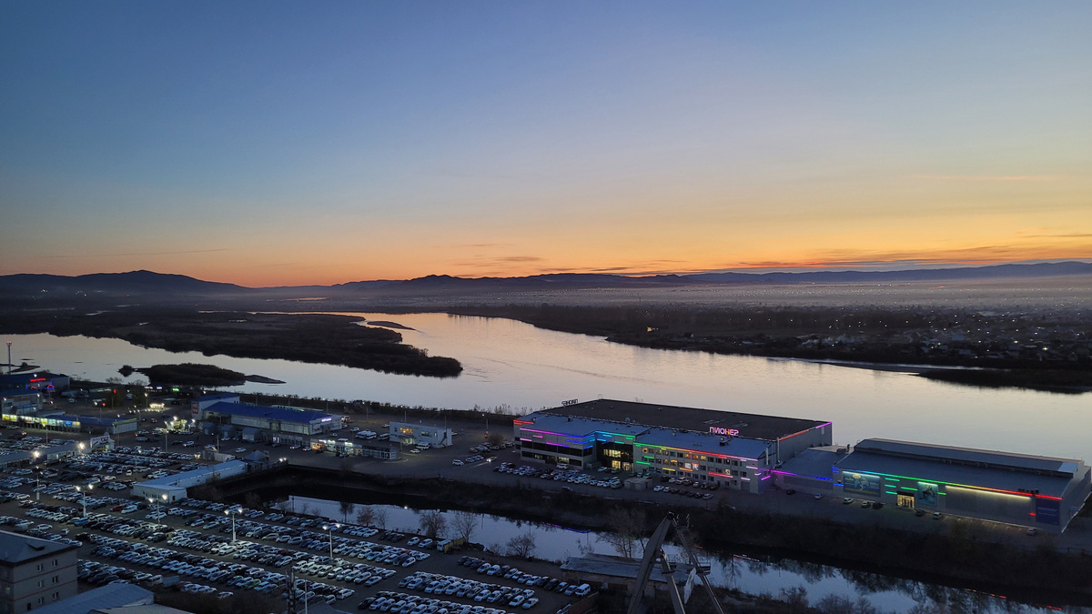 и на закате