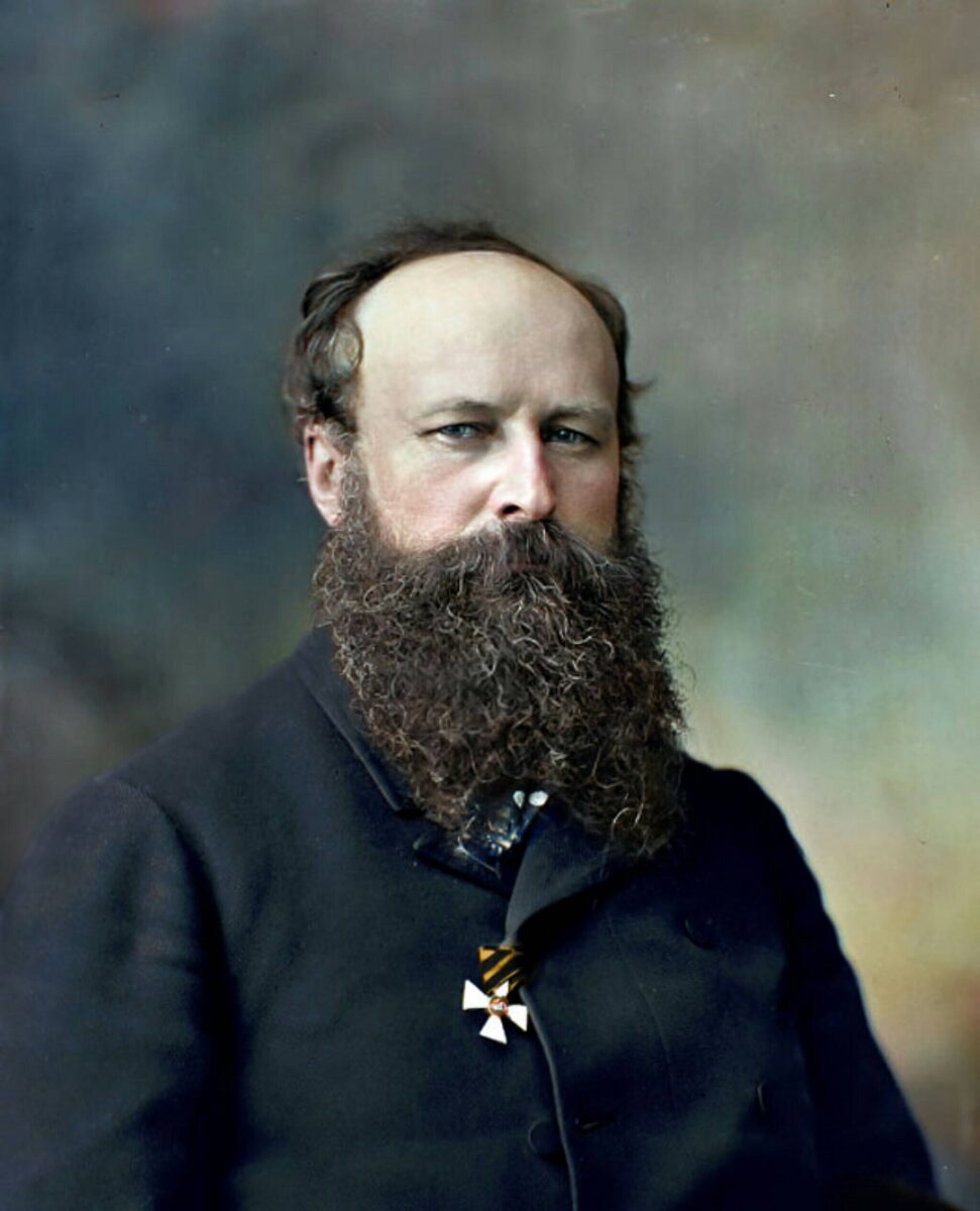 Василий Васильевич Верещагин, фото Карелина (Color by Klimbim 0.1). Источник: klimbim2014.wordpress.com