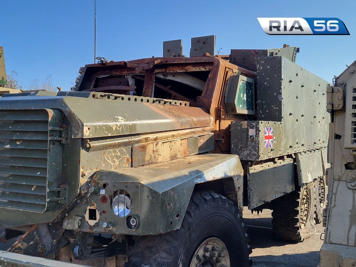  📷    Этим железом они хотят нас победить. В Оренбурге открылась выставка трофейной техники НАТО Кристина Просвиркина
