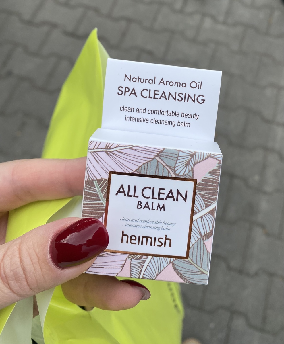 Тревел-версия All clean balm от Heimish, 5 мл; цена в магазине Золотое Яблоко-  162 руб
