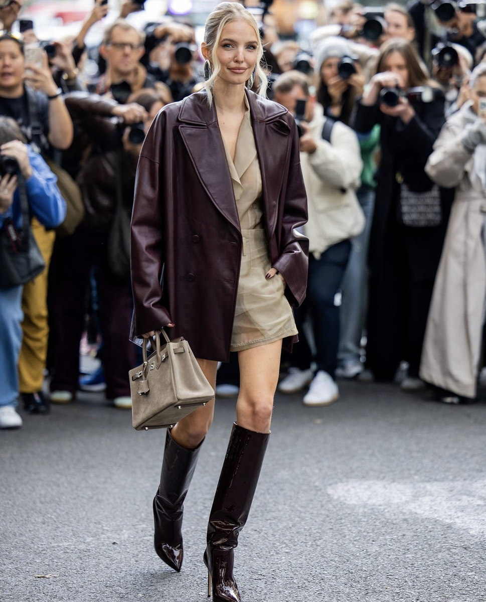 Леоне Ханне на Неделе моды в Париже весна-лето 2024. Изображение взято из открытого источника по адресу: gettyimages.com Автор: Christian Vierig 