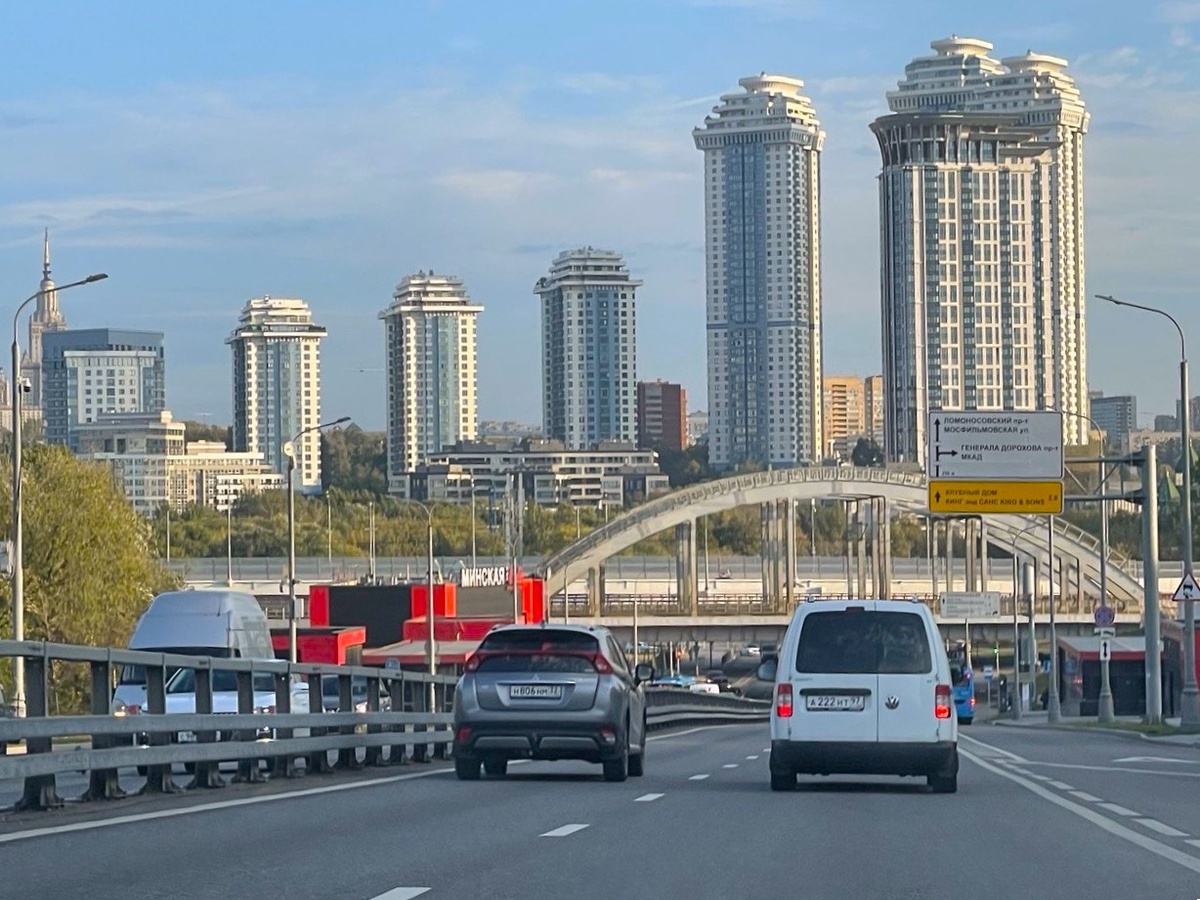 ул. Минская и ЖК Долина Сетунь и Воробьевы горы