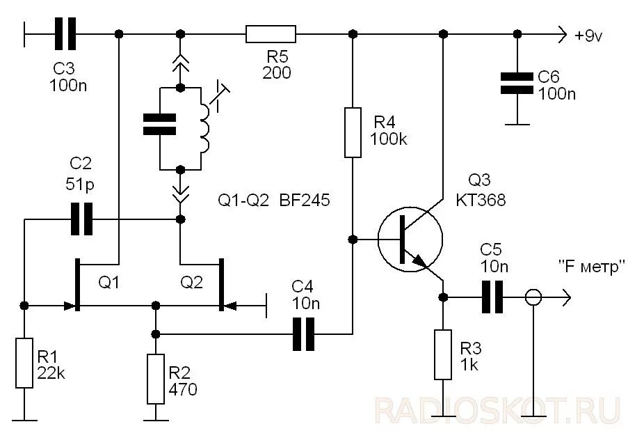 Как сделать принципиальную электрическую схему Простой генератор-пробник для настройки ПЧ-НЧ-трактов радиоприёмников. Коэффицие