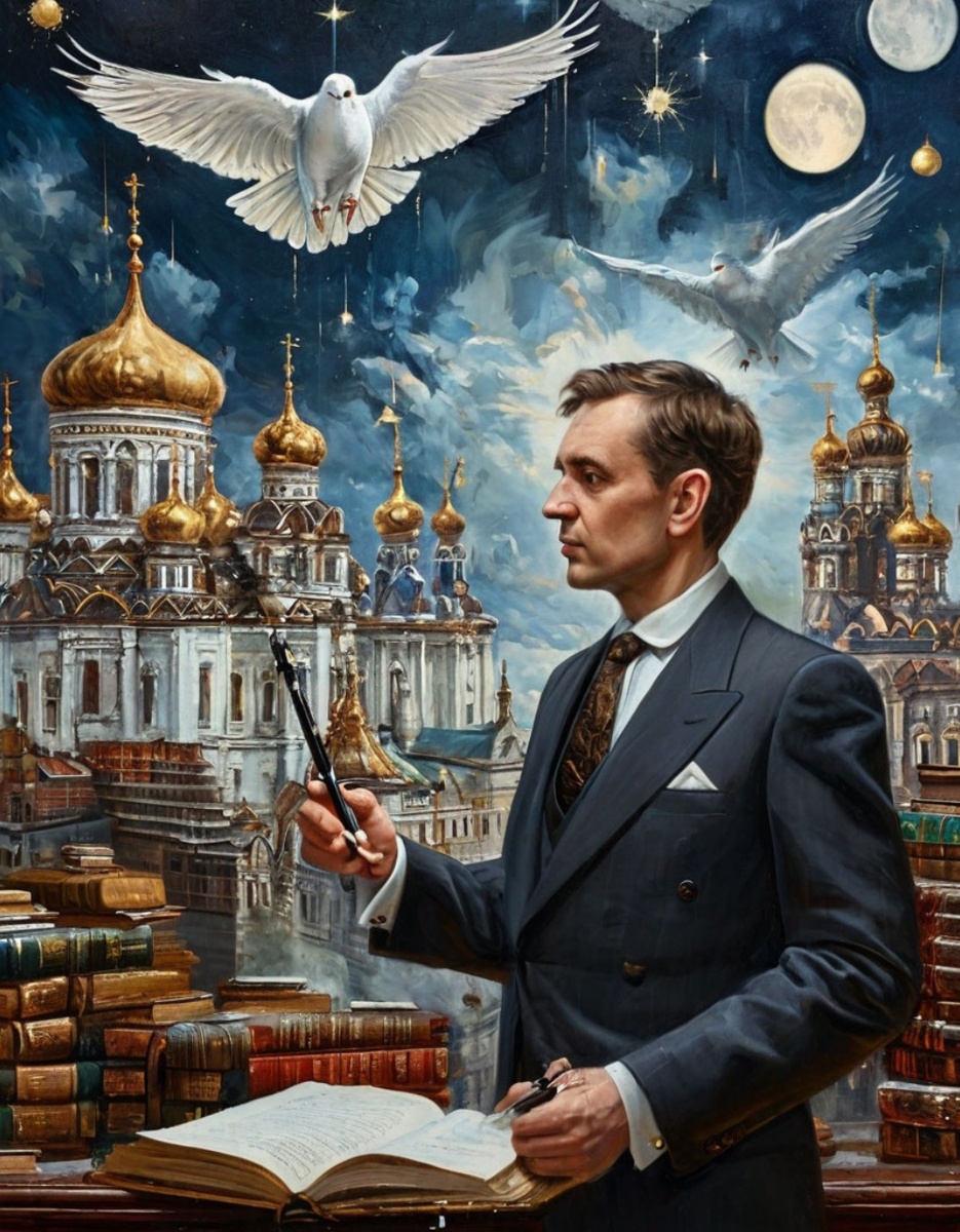 Андрей Белый, как гениальный дирижер, управляет оркестром эмоций, переплетая свет и тьму, радость и печаль, любви и горечь потери. 