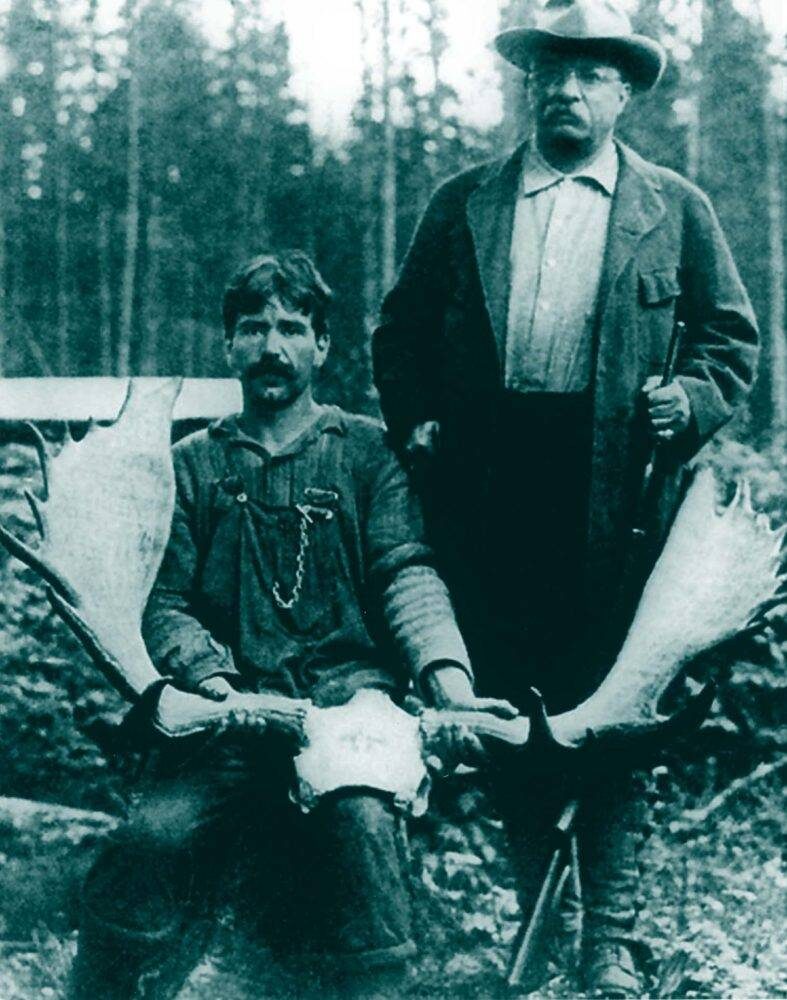 Теодор Рузвельт был заядлый охотник