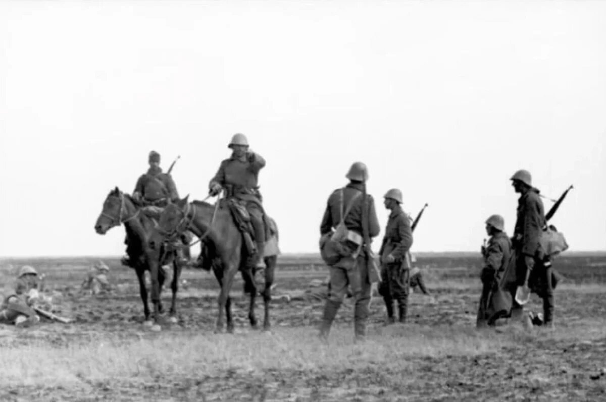    Румынская кавалерия в СССР во время Второй Мировой войны.