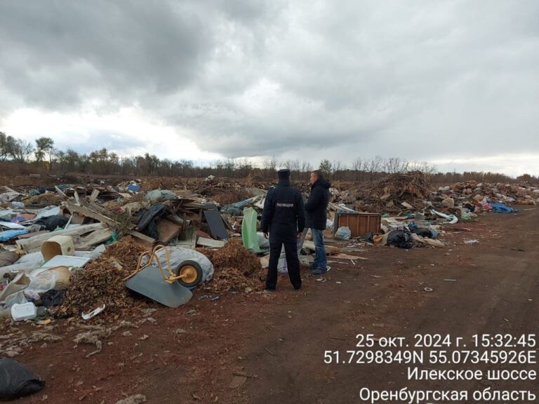    В Оренбурге выявляют нарушителей правил складирования мусора Оренбуржье