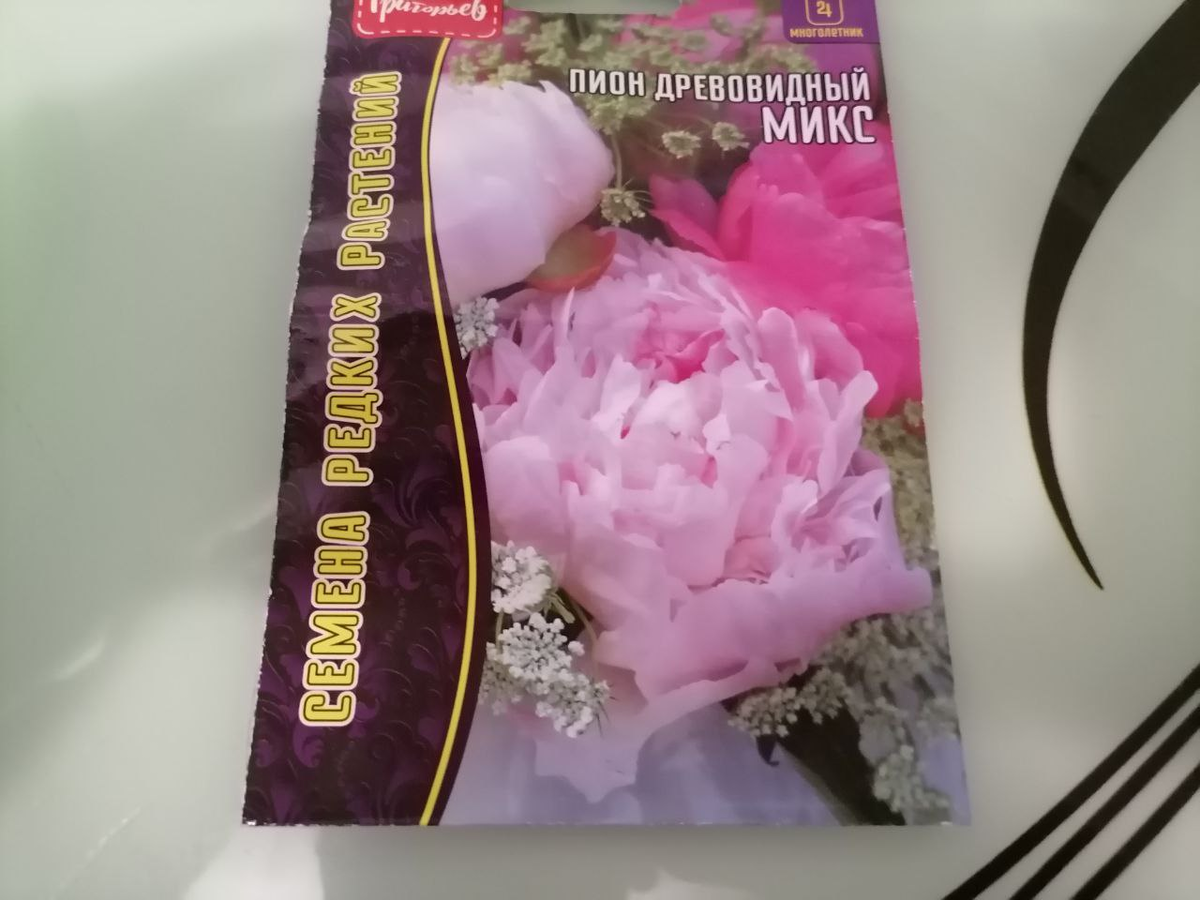 Семена пиона древовидного, фото автора