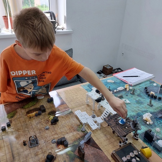 Фото с одной из игр Алекса