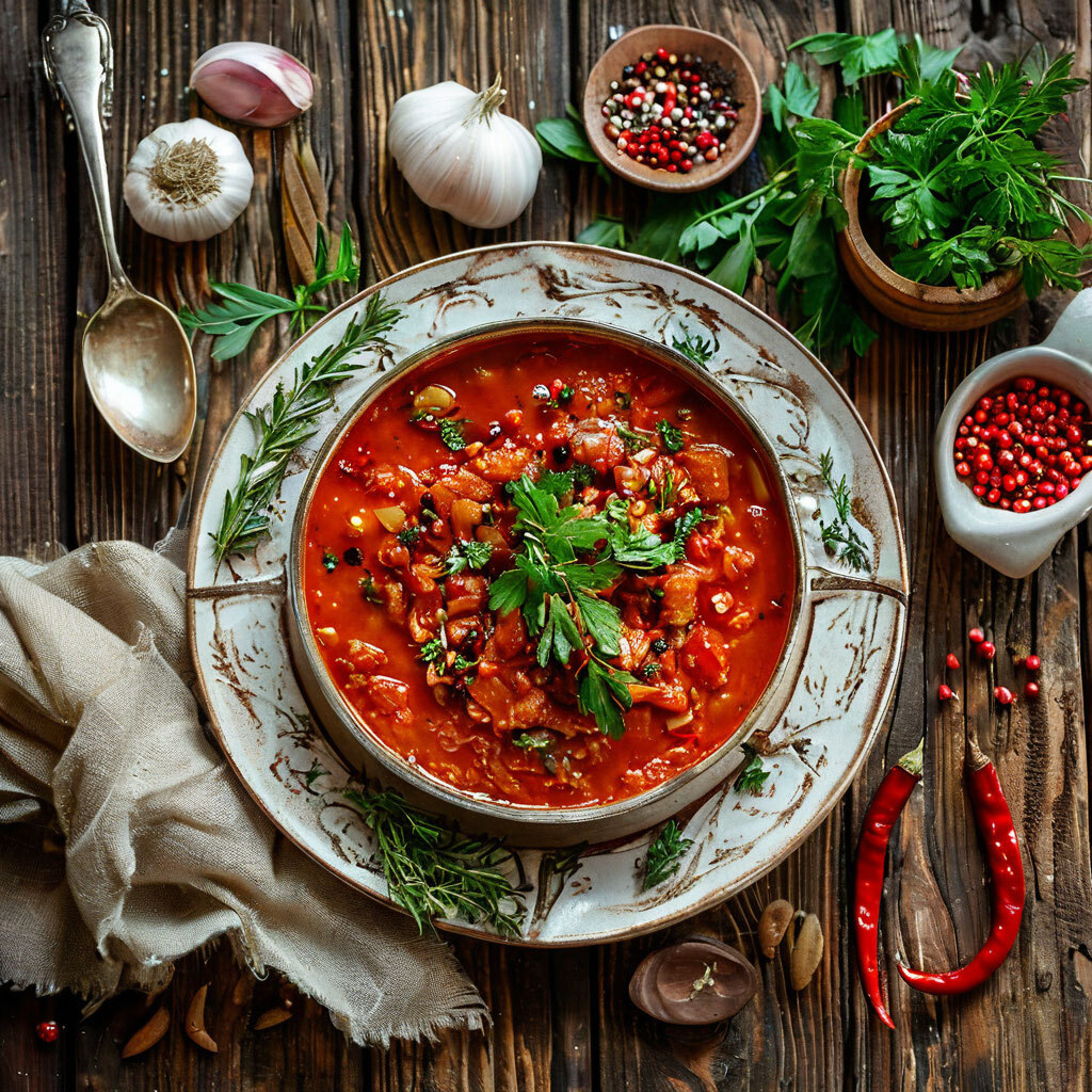 Грузинский суп харчо