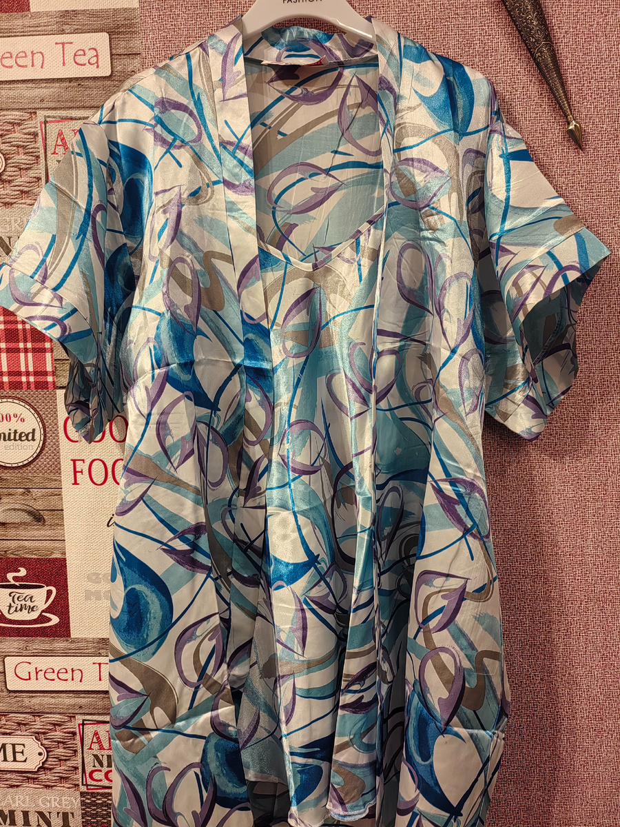 Халат с пеньюаром