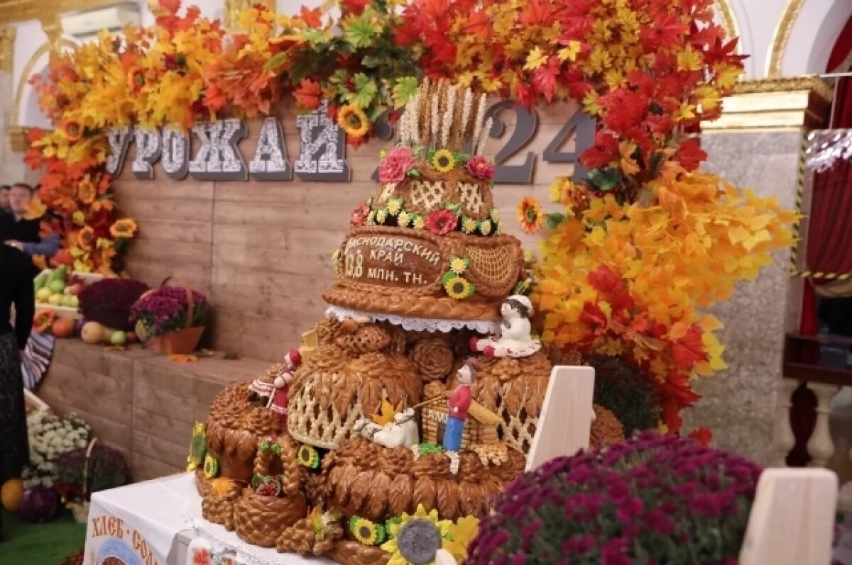    Вес кубанского каравая составил 13,8 млн тонн в 2024 году