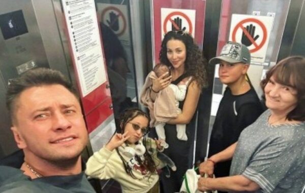    Семья Павла Прилучного. Фото: соцсети