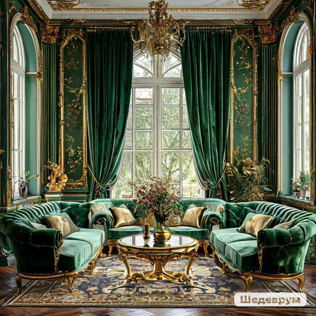 Изображение сгенерировано в нейросети Шедеврум на канале Попутный ветер - гостиная