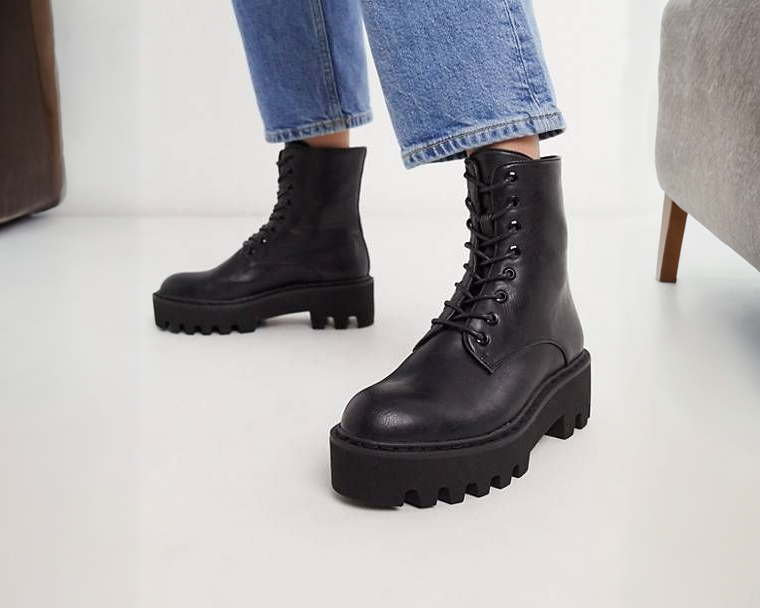 Ботинки на высокой подошве - зима 2024-2025