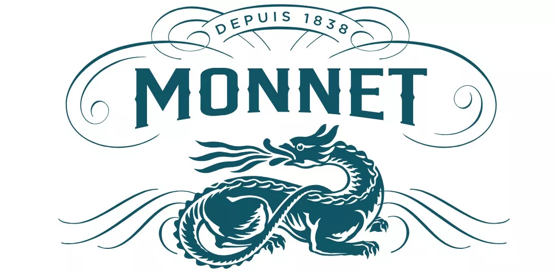 Эмблема Cognac Monnet - огнедышащая саламандра