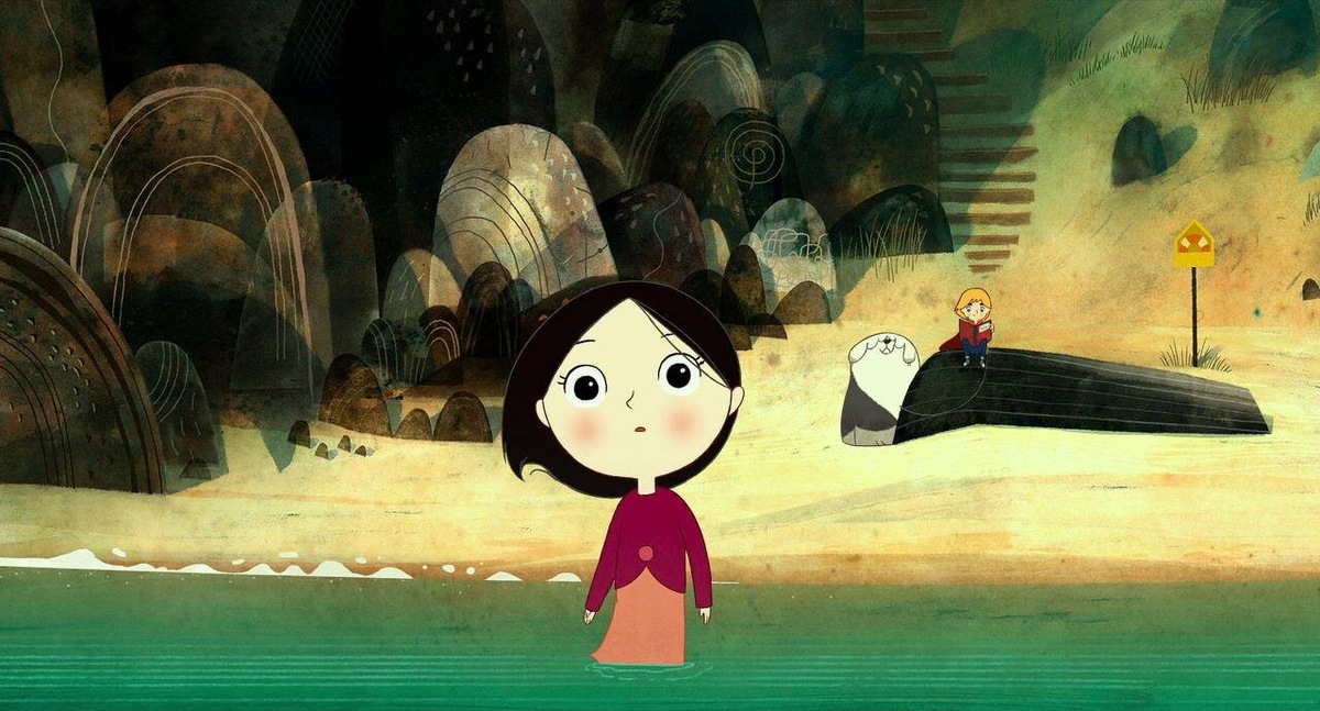 Кадр из мультфильма "Песнь Моря" 2014г 