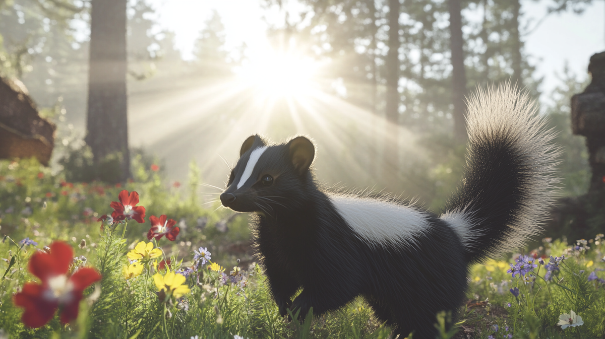 Скунс в поисках приключений