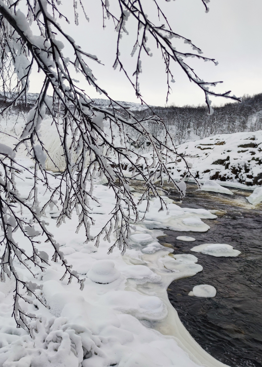 Река Титовка на Кольском полуострове