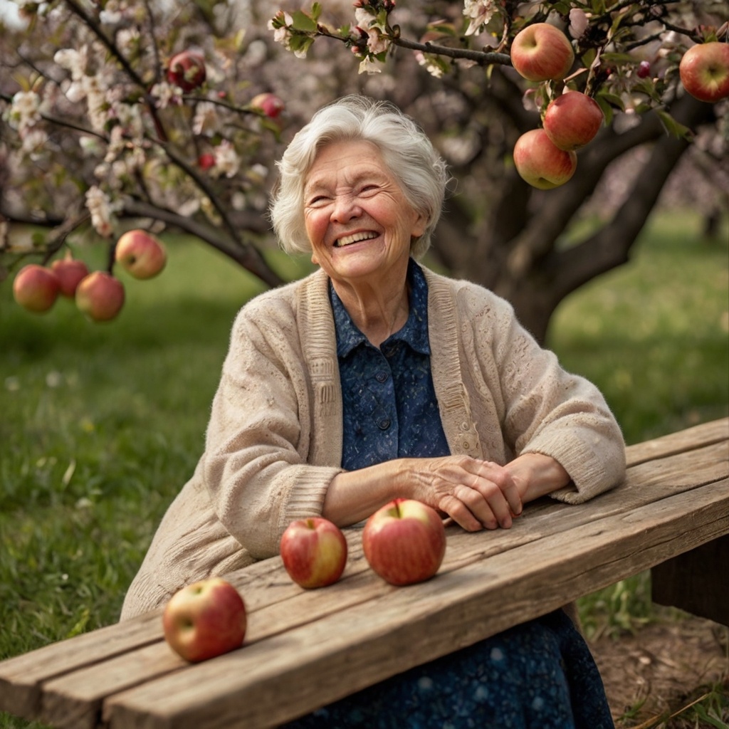 Теплота воспоминаний: бабушка, наполняющая наш сад ароматом жизни и забот