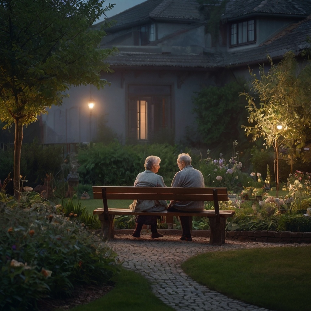 Словно во сне, тишина сада хранит тайны, которые передаются из поколения в поколение