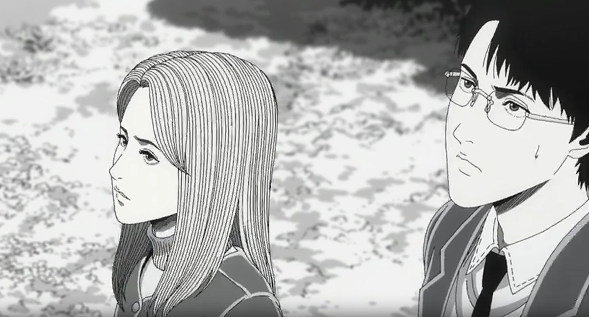 Кадр из аниме "Спираль" 2024 года